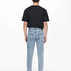 Only & Sons Jeans Cropped Fit 10637614 -Woehrl Online Shop 22021421 blue denim 5