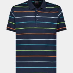Paul&Shark Paul & Shark Polo 1/2 Arm Streifen Multicolor Neon 10684171
