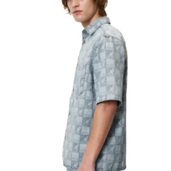 Marc O'Polo DENIM Marc O´Polo Denim Jeanshemd MO'PD X KANGOL 10712578 -Woehrl Online Shop 364923222042 P60 4 5
