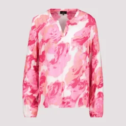 Monari Bluse Blume Allover 10696918