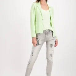 Monari Jacke Blazer Reiskorn 10711180 9 Monari Jacke Blazer Reiskorn 10711180 -Woehrl Online Shop 408098 625 Fullbody ModelShooting 1200