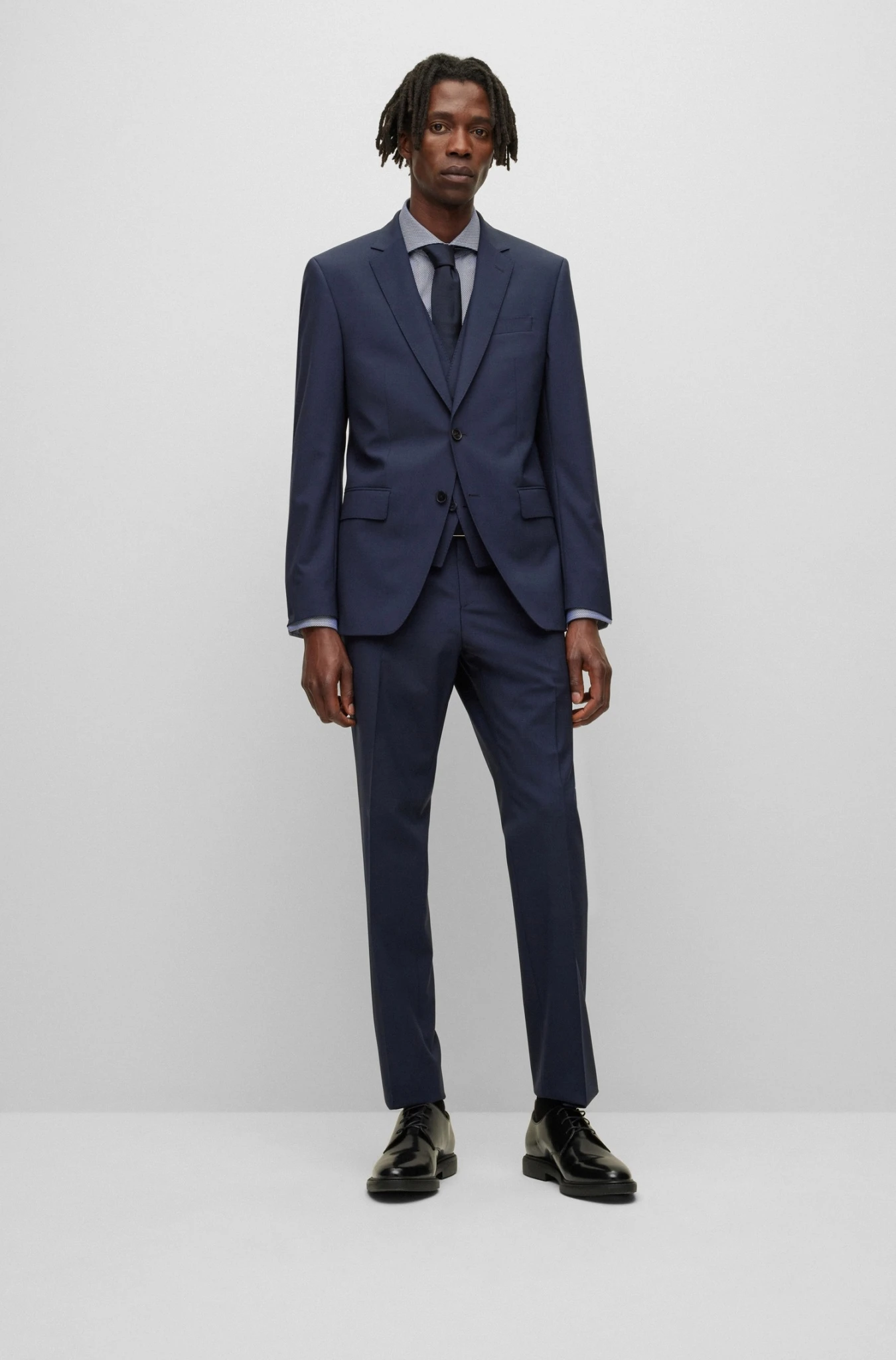 Boss SLIM-FIT SAKKO AUS STRETCH-SCHURWOLLE Huge-MM-224 10665609 2 Boss SLIM-FIT SAKKO AUS STRETCH-SCHURWOLLE Huge-MM-224 10665609 – Bild 2