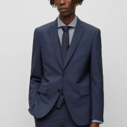 Boss SLIM-FIT SAKKO AUS STRETCH-SCHURWOLLE Huge-MM-224 10665609 6 Boss SLIM-FIT SAKKO AUS STRETCH-SCHURWOLLE Huge-MM-224 10665609 -Woehrl Online Shop BOSS Black PreFall 22 480 50479994 3