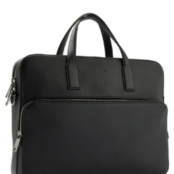 Boss AKTENTASCHE AUS ITALIENISCHEM LEDER MIT ABNEHMBAREM SCHULTERRIEMEN 10682888 -Woehrl Online Shop BOSS Black PreSpring 23 1 50470467 3