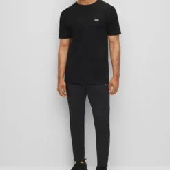 Boss Green T-SHIRT AUS BIO-BAUMWOLLE MIT RUNDHALSAUSSCHNITT UND GESCHWUNGENEM LOGO 10645700 -Woehrl Online Shop BOSS Green PreSpring 23 1 50469045 2