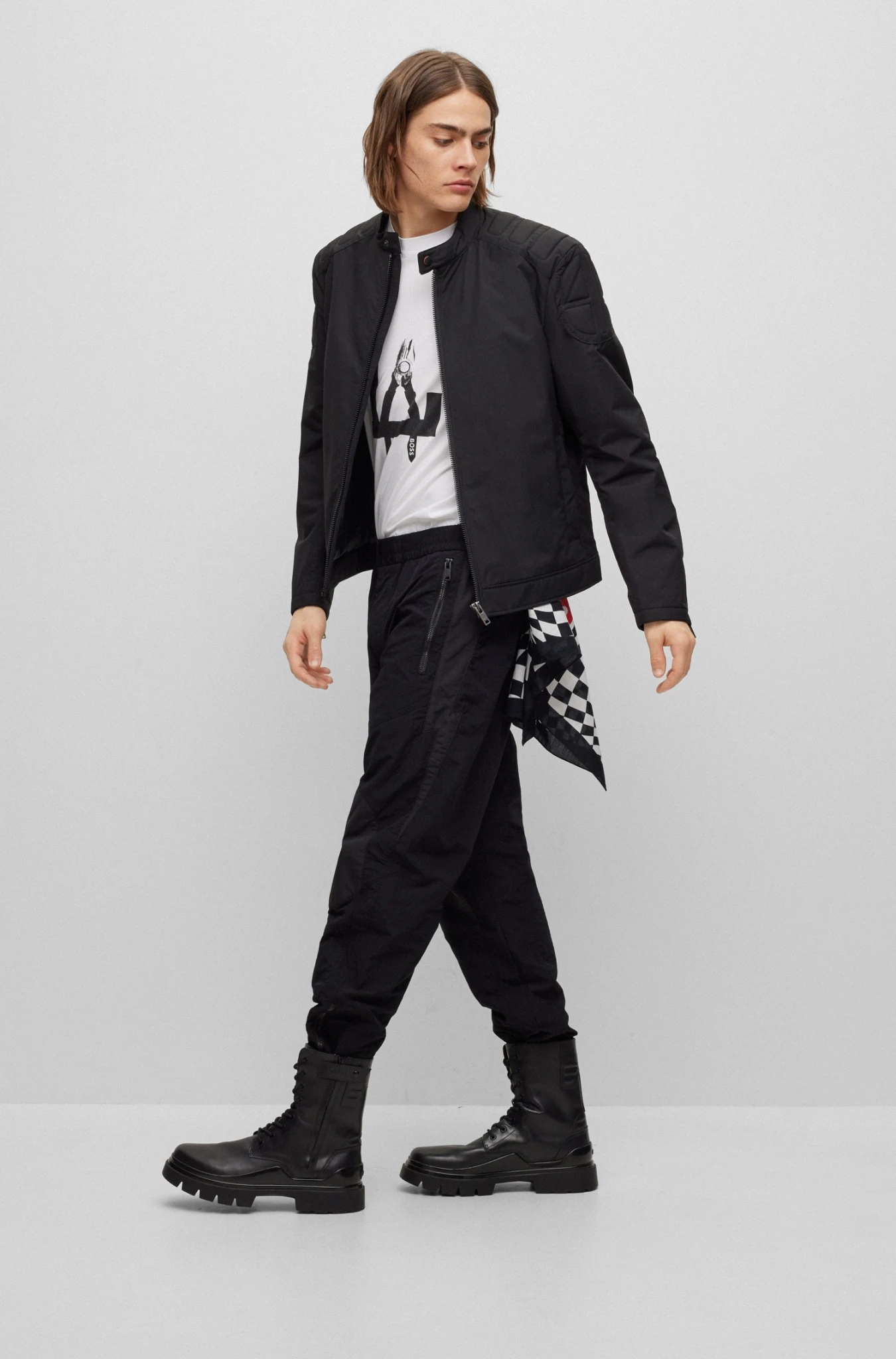 Boss Orange Bikerjacke Aus Wasserabweisendem Canvas 10706372 2 Boss Orange Bikerjacke Aus Wasserabweisendem Canvas 10706372 – Bild 2