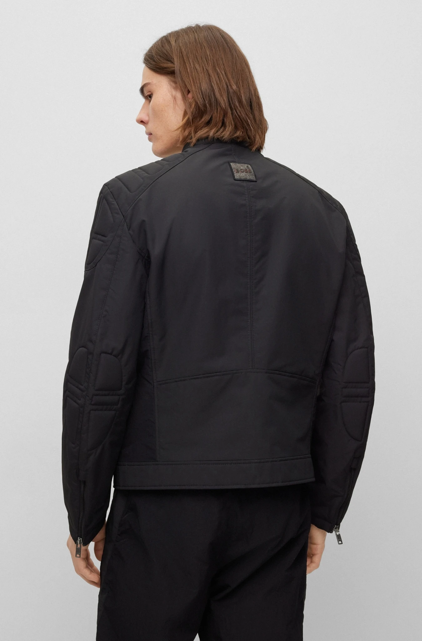 Boss Orange Bikerjacke Aus Wasserabweisendem Canvas 10706372 4 Boss Orange Bikerjacke Aus Wasserabweisendem Canvas 10706372 – Bild 4