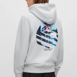 Boss Orange Hoodie Mit Details Im Rennsport-Stil 10706376 -Woehrl Online Shop BOSS Orange 050 50497142 4