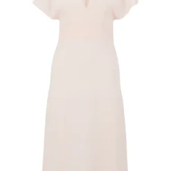Boss Langes Slim-Fit Kleid Mit V-Ausschnitt 10680932