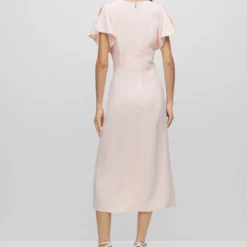 Boss Langes Slim-Fit Kleid Mit V-Ausschnitt 10680932 6 Boss Langes Slim-Fit Kleid Mit V-Ausschnitt 10680932 -Woehrl Online Shop BOSS Womensw SpringSummer 23 676 50488660 3