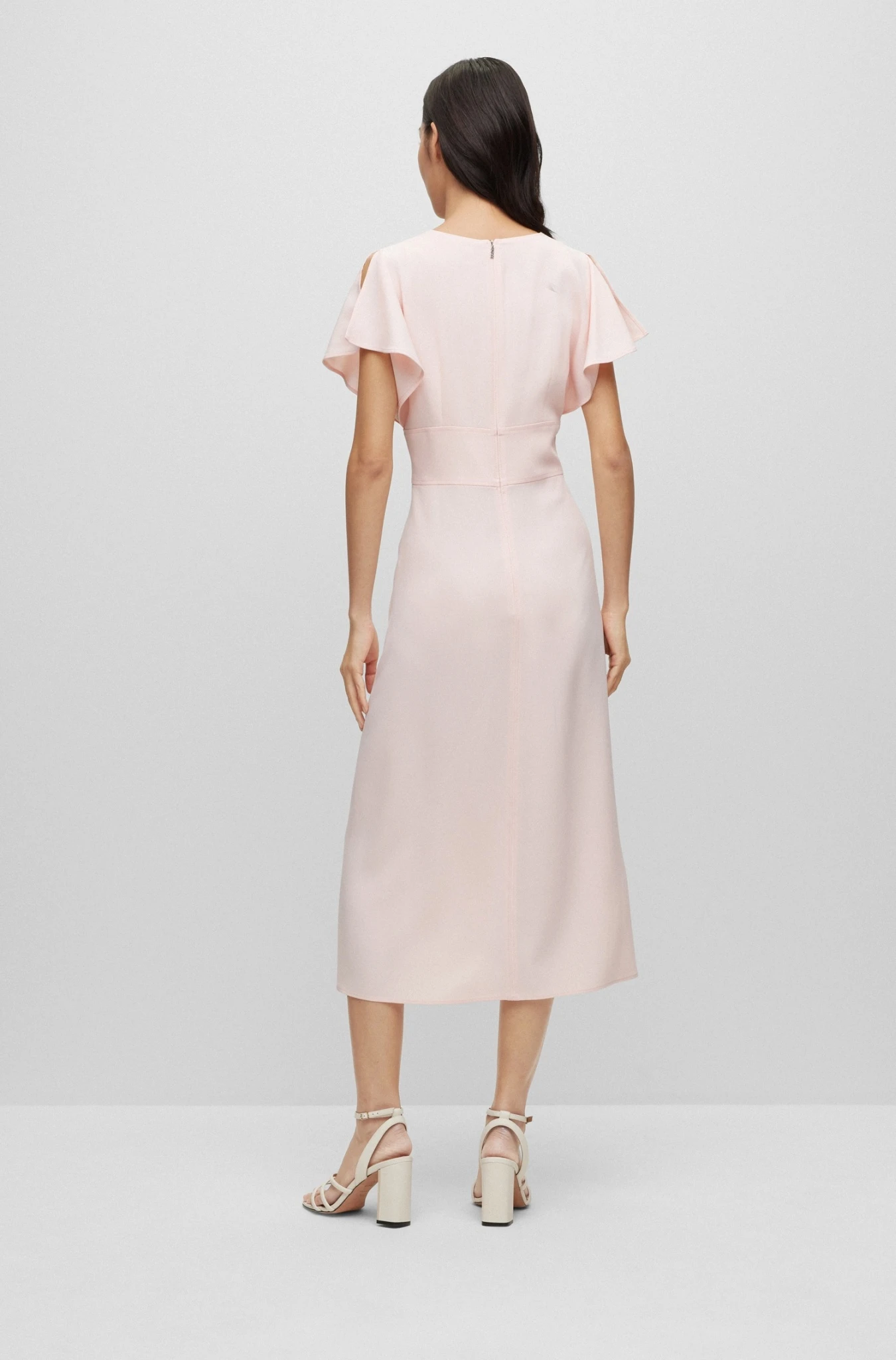 Boss Langes Slim-Fit Kleid Mit V-Ausschnitt 10680932 3 Boss Langes Slim-Fit Kleid Mit V-Ausschnitt 10680932 – Bild 3