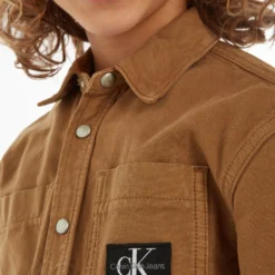 Calvin Klein Canvas Overshirt 10704936 -Woehrl Online Shop Calvin Klein SU2023 1CD IB0IB017351CD 4