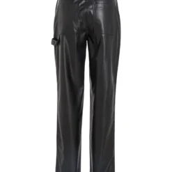 Calvin Klein Jeans Hose In Lederoptik HIGH RISE STRAIGHT 10704126 -Woehrl Online Shop Calvin Klein SU2023 BEH J20J221385BEH 3