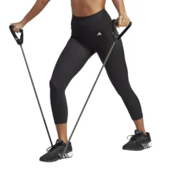 Adidas Optime Stash Pocket 3/4 Tights 10680395 -Woehrl Online Shop HS9932 3 APPAREL On Model Standard View transparent