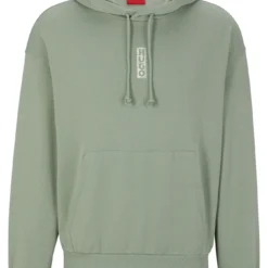 Hugo Relaxed-Fit Hoodie Mit Marker-Logos 10705563