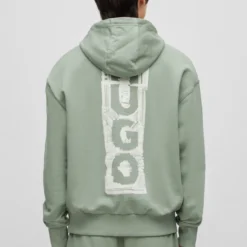 Hugo Relaxed-Fit Hoodie Mit Marker-Logos 10705563 -Woehrl Online Shop HUGO Menswea Fall 23 330 50494180 3