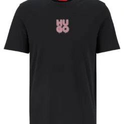 Hugo T-Shirt Mit Stack-Logo Im Graffiti-Stil 10729774