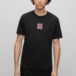 Hugo T-Shirt Mit Stack-Logo Im Graffiti-Stil 10729774 6 Hugo T-Shirt Mit Stack-Logo Im Graffiti-Stil 10729774 -Woehrl Online Shop HUGO Menswea SpringSummer 23 001 50488904 3
