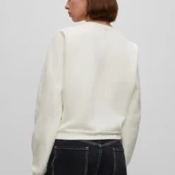 Hugo Regular Fit Sweatshirt Mit Schulter-Details 10706120 -Woehrl Online Shop HUGO Womensw Fall 23 110 50495125 3