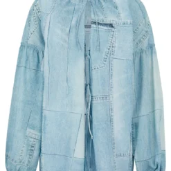 Hugo Oversized Bluse Mit Denim-Print 10681198 -Woehrl Online Shop HUGO Womensw SpringSummer 23 985 50488558