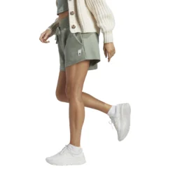 Adidas Future Lounge Terry Loop Shorts 10680689 -Woehrl Online Shop HZ1602 5 APPAREL On Model Side View transparent