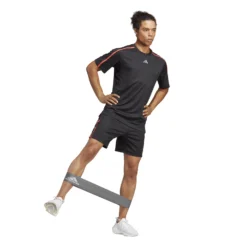 Adidas Workout Base Short 10680752 -Woehrl Online Shop IB7892 5 APPAREL On Model Walking View transparent