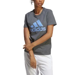 Adidas Loungewear Essentials Logo T-Shirt 10680439 -Woehrl Online Shop IC0634 4 APPAREL On Model Front View transparent