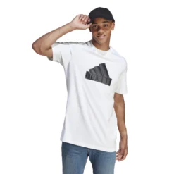 Adidas Future Icons Badge Of Sports T-Shirt 10680770 -Woehrl Online Shop IC3710 3 APPAREL On Model Standard View transparent