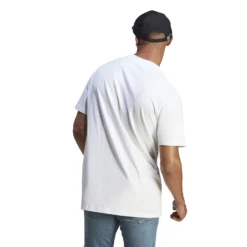 Adidas Future Icons Badge Of Sports T-Shirt 10680770 -Woehrl Online Shop IC3710 5 APPAREL On Model Back View transparent