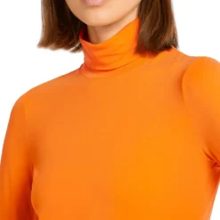 Marc Cain Unifarbenes Langarmshirt 10681101 -Woehrl Online Shop Marc Cain Co FrhjahrSommer 2023 474 UC4854J03 4