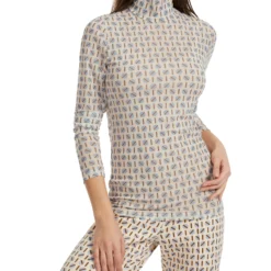 Marc Cain Figurnahes Rollkragen T-Shirt 10725069 -Woehrl Online Shop Marc Cain Co HerbstWinter 2023 132 VC4812J07 5