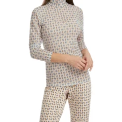 Marc Cain Figurnahes Rollkragen T-Shirt 10725069 -Woehrl Online Shop Marc Cain Co HerbstWinter 2023 132 VC4812J07 6