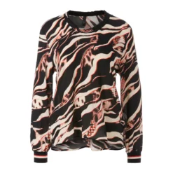 Marc Cain Bluse Mit Allover-Print 10725391