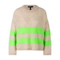 Marc Cain Streifenpullover Knitted In Germany 10725386