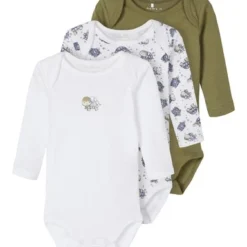 Name It 3er Pack Strampler Schildkrötenprint 10588766