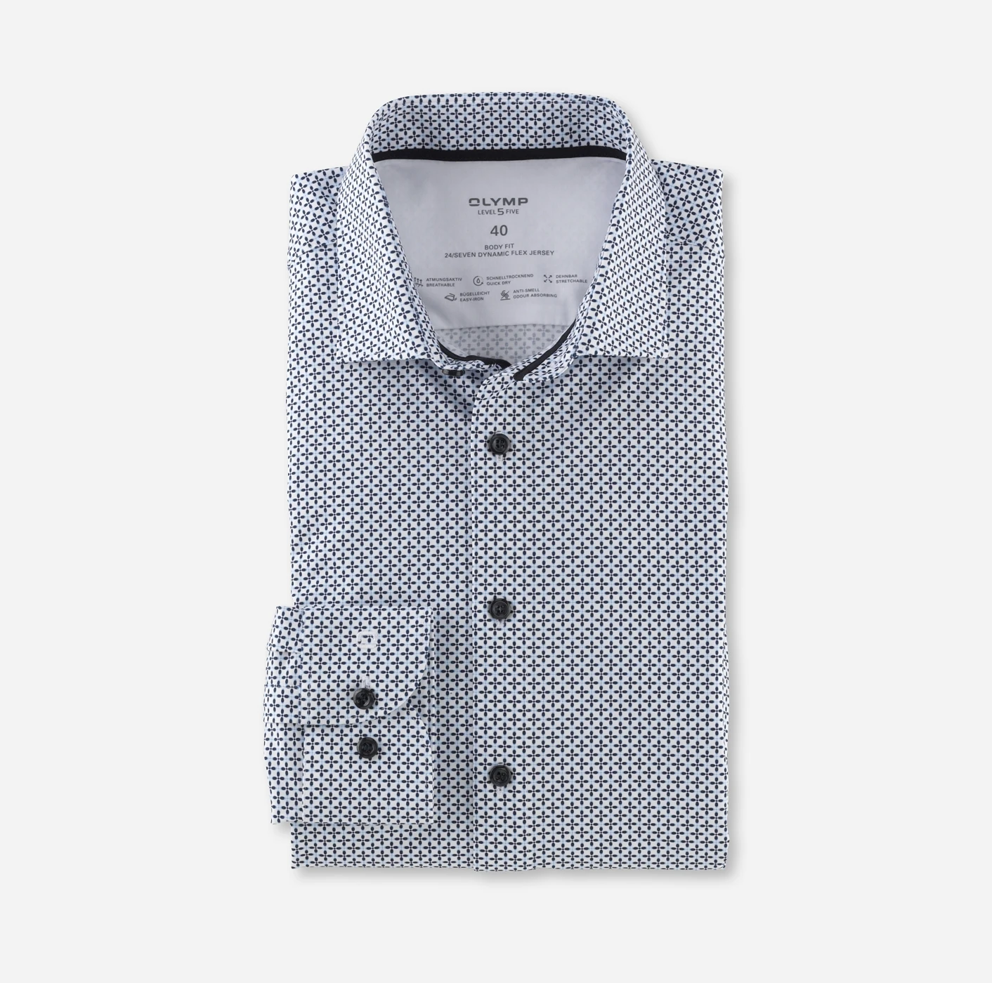 Olymp Jerseyhemd Body Fit 10675772 2 Olymp Jerseyhemd Body Fit 10675772 – Bild 2