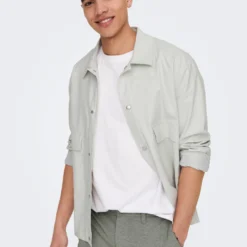 Only & Sons ONSMARLON LINEN JACKET JKT 10681210 -Woehrl Online Shop ONLY SONS SpringSummer2023 4119922 22021513 5