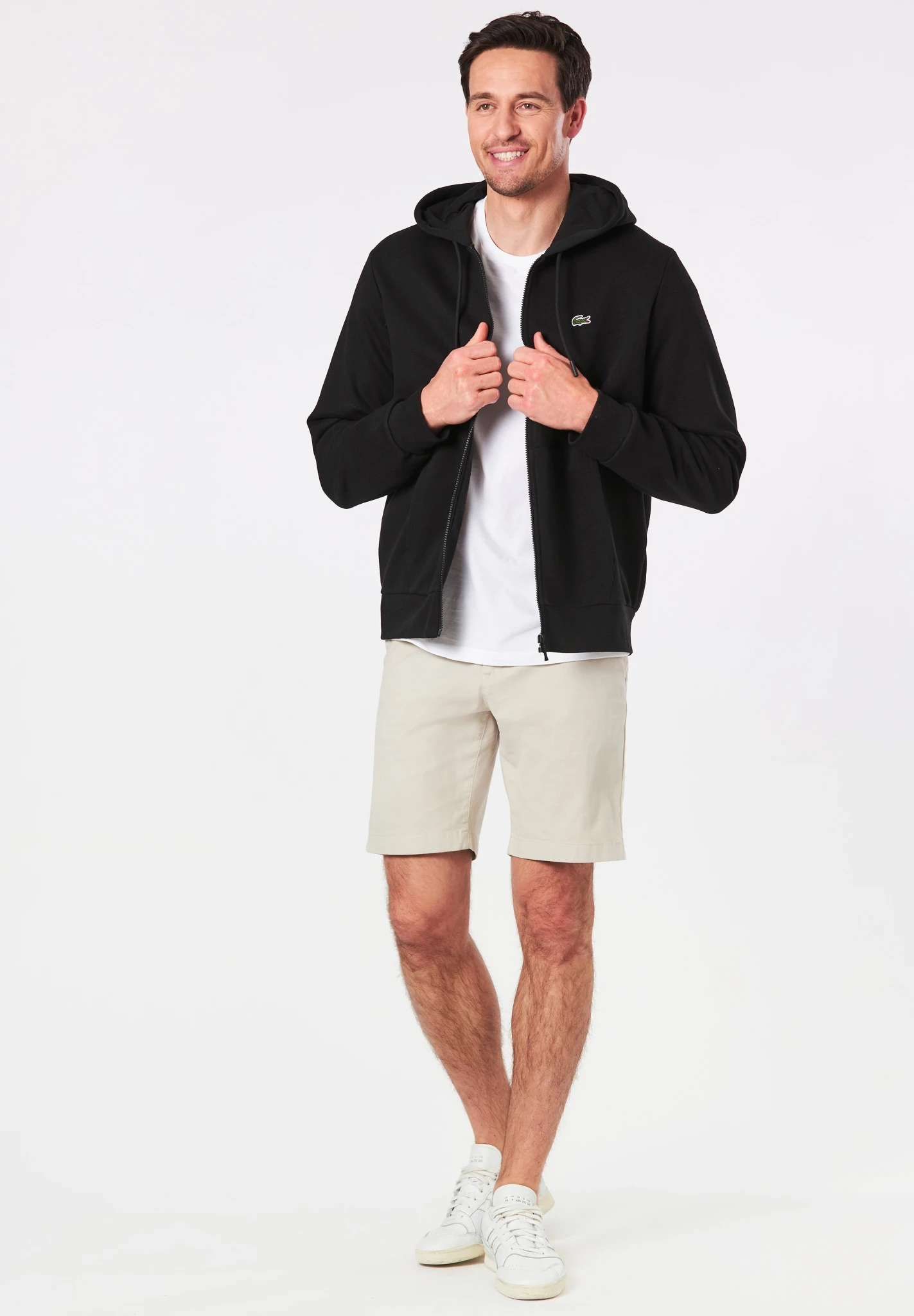 Lacoste Sweatjacke Mit Kängurutasche Aus Fleece 10661286 4 Lacoste Sweatjacke Mit Kängurutasche Aus Fleece 10661286 – Bild 4