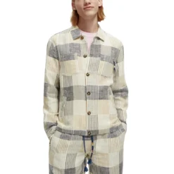 Scotch & Soda LT01-02 Overshirt Mit Karomuster 10692793