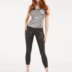 Guess Leggings Aus Kunstleder 10674985 -Woehrl Online Shop WORN W2YB16WEPI0 JBLK ALT1