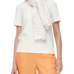 S.Oliver Baumwollschal Mit Smiley®-Allovermuster 10713549 -Woehrl Online Shop sOliver 05 2023 02D6 2132232 2